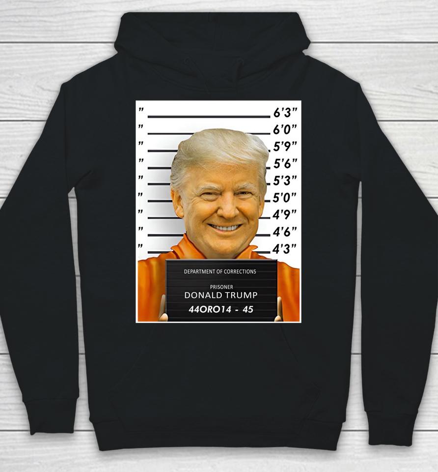 Department Of Corrections Prisoner Donald Trump 44Oro14 45 Hoodie