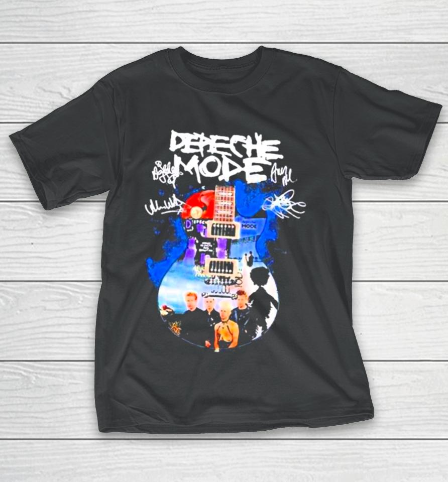 Depeche Mode Guitar Signatures T-Shirt