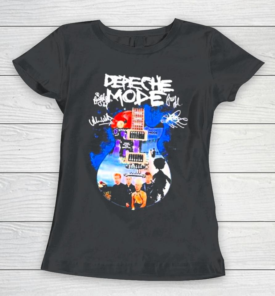 Depeche Mode Guitar Signatures Women T-Shirt
