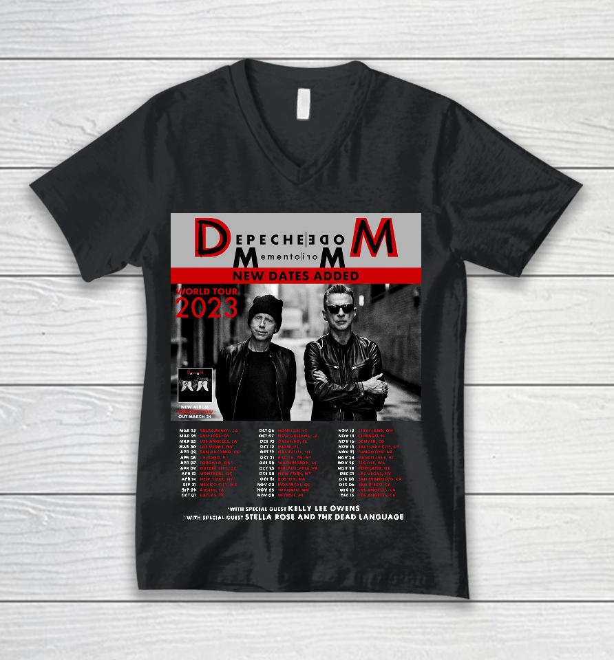 Depeche Mode Memento Mori Tour 2023 Unisex V-Neck T-Shirt