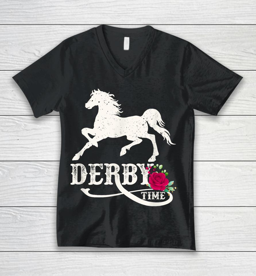 Derby Day 2023 Derby Kentucky Horse Derby Dress Derby Suit Unisex V-Neck T-Shirt