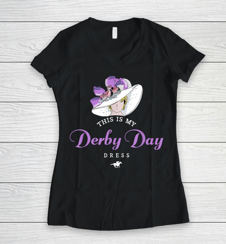 Derby Day 2023 Derby Kentucky Horse Derby Dress Women V-Neck T-Shirt