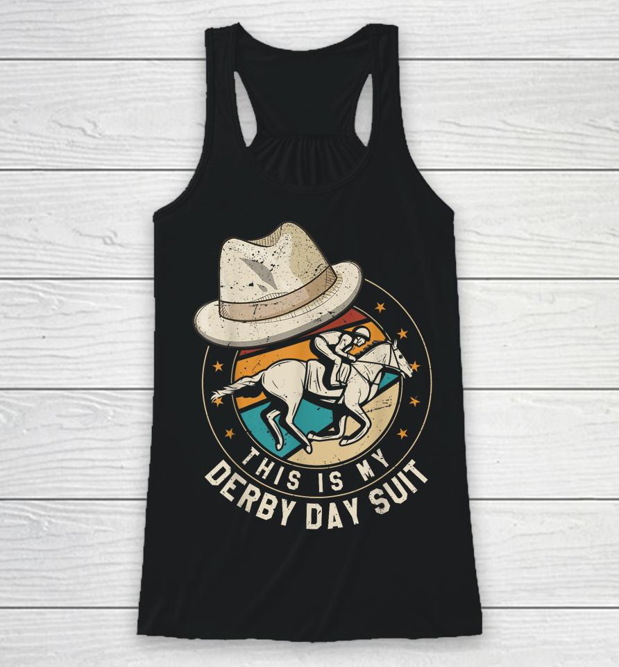 Derby Day 2023 Horse Derby 2023 This Is My Derby Day Suit Racerback Tank