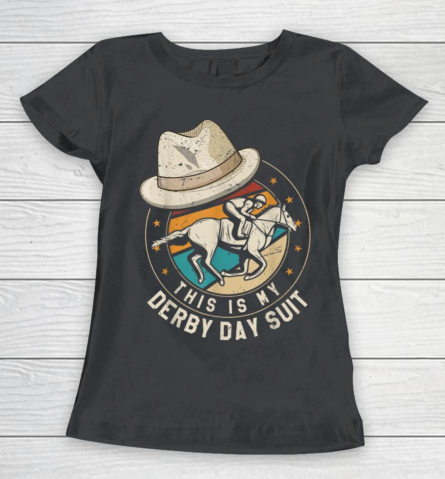 Derby Day 2023 Horse Derby 2023 This Is My Derby Day Suit Women T-Shirt