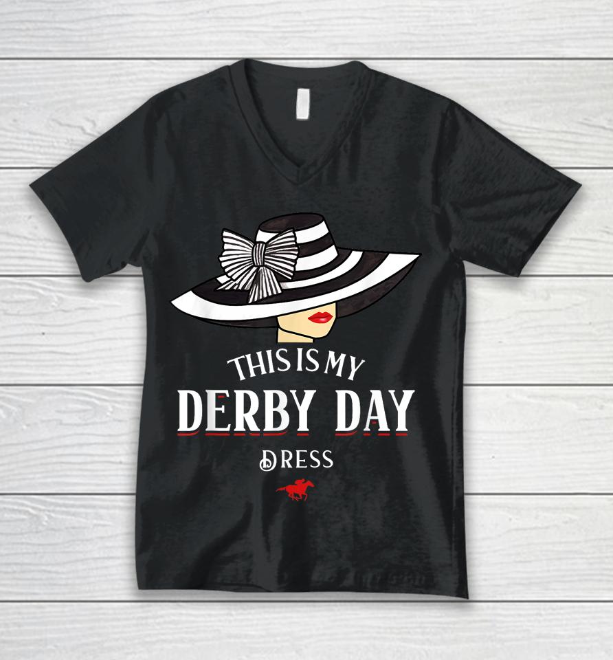 Derby Day 2023 Kentucky Dresses Vintage Funnyderby Day Dress Unisex V-Neck T-Shirt