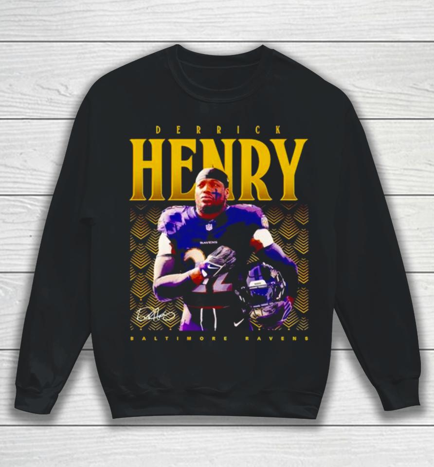 Derrick Henry Baltimore Ravens Signature Sweatshirt