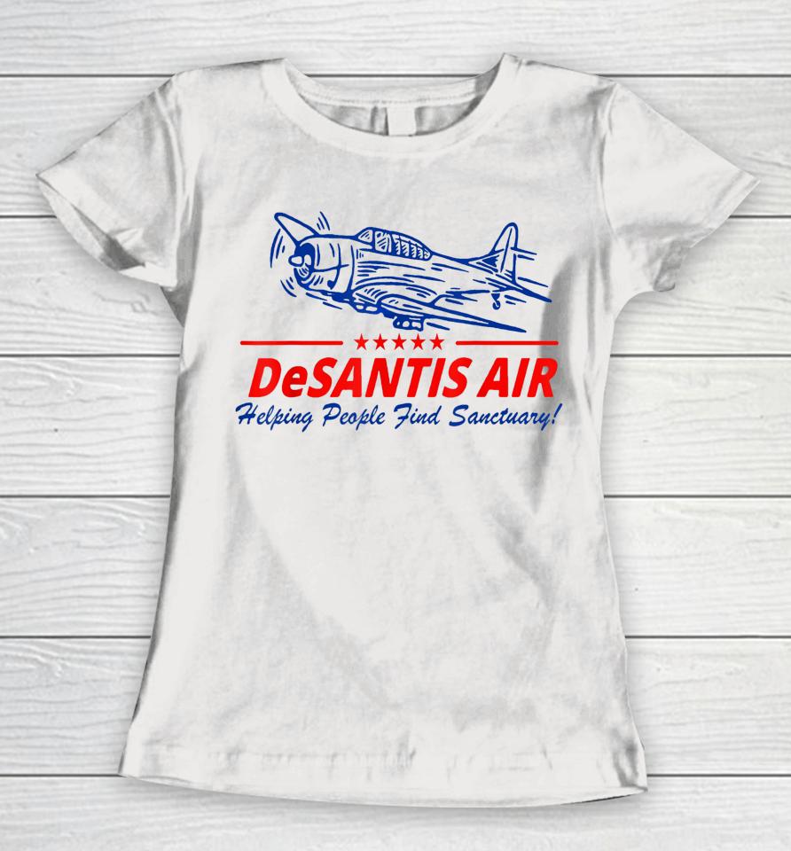 Desantis Air Border Relocation Services Women T-Shirt