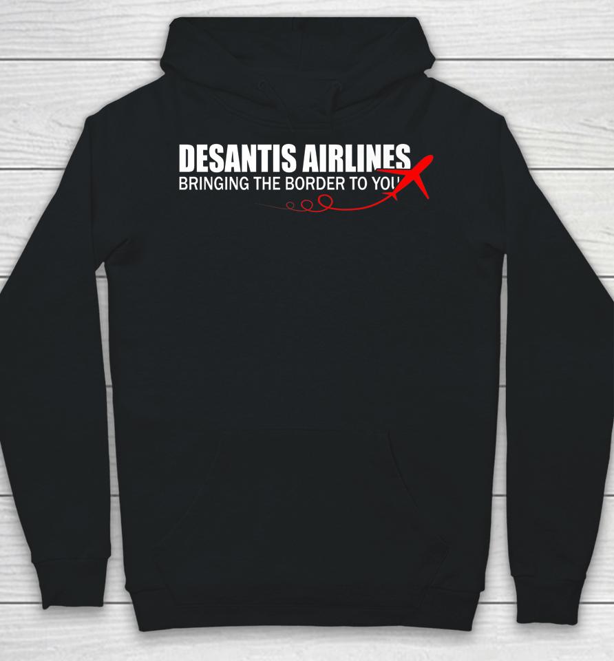 Desantis Airlines Funny Political Meme Ron Desantis Hoodie