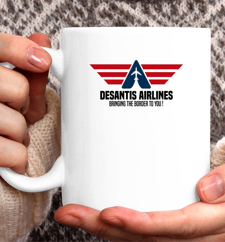 Desantis Airlines Political Desantis Coffee Mug