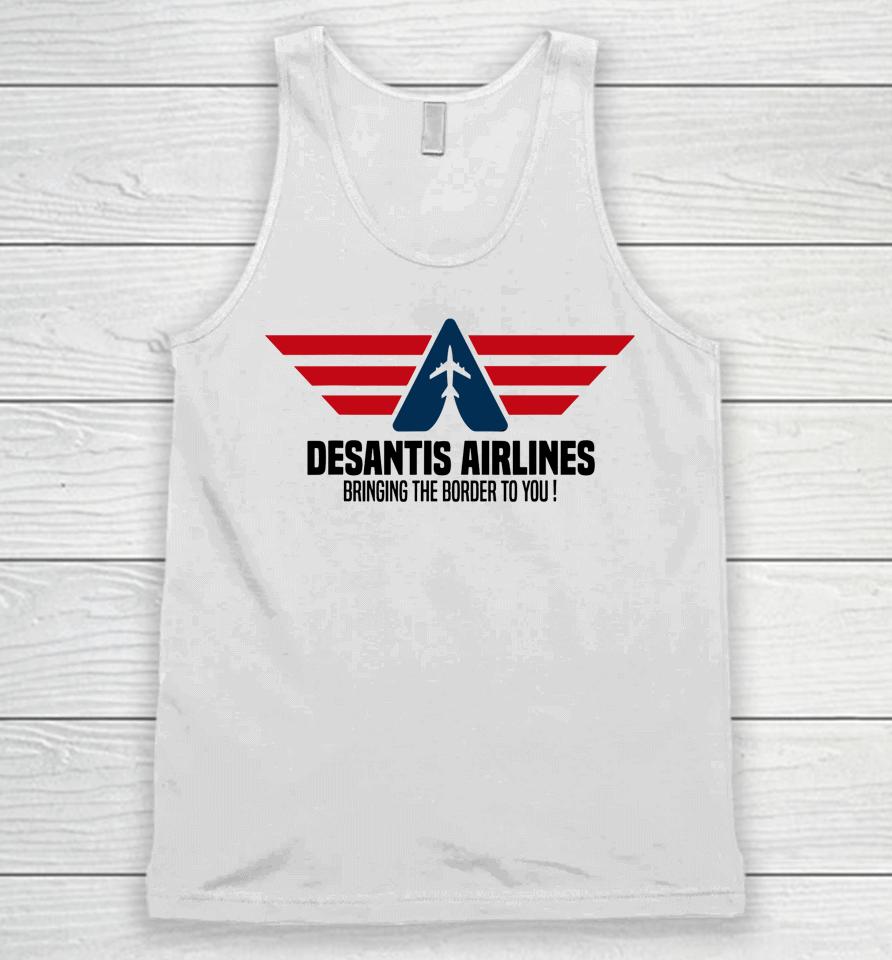Desantis Airlines Political Desantis Unisex Tank Top