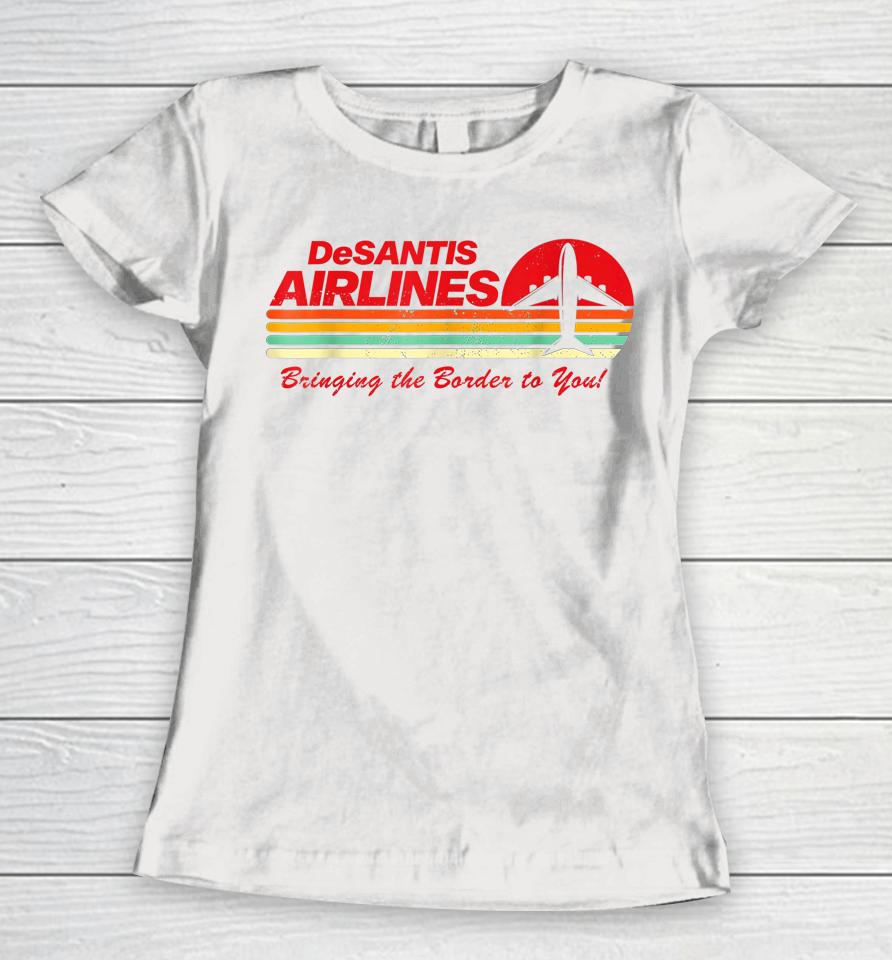 Desantis Airlines Vintage Women T-Shirt