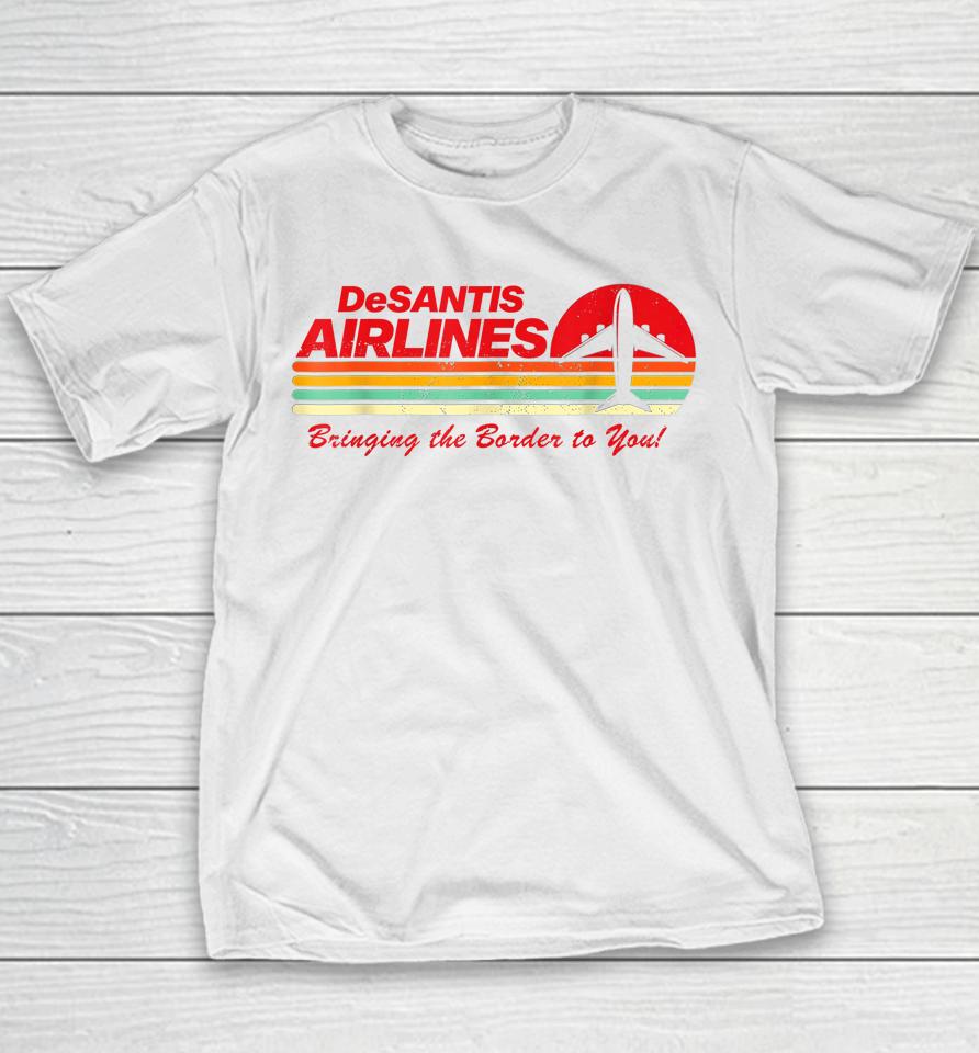 Desantis Airlines Vintage Youth T-Shirt