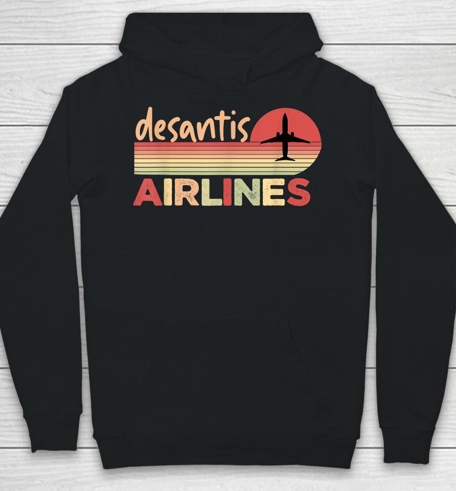 Desantis Airlines Vintage Hoodie