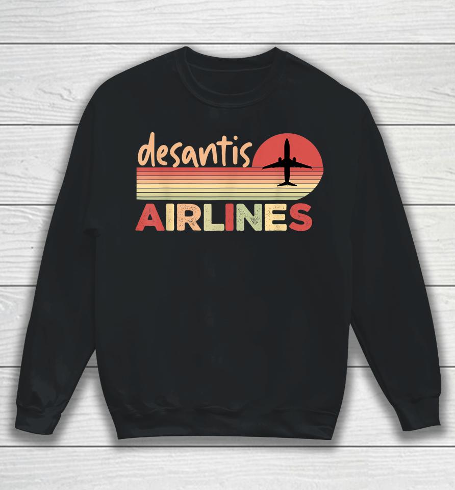 Desantis Airlines Vintage Sweatshirt