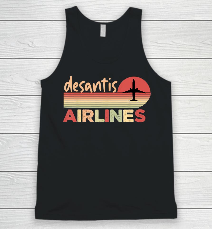 Desantis Airlines Vintage Unisex Tank Top