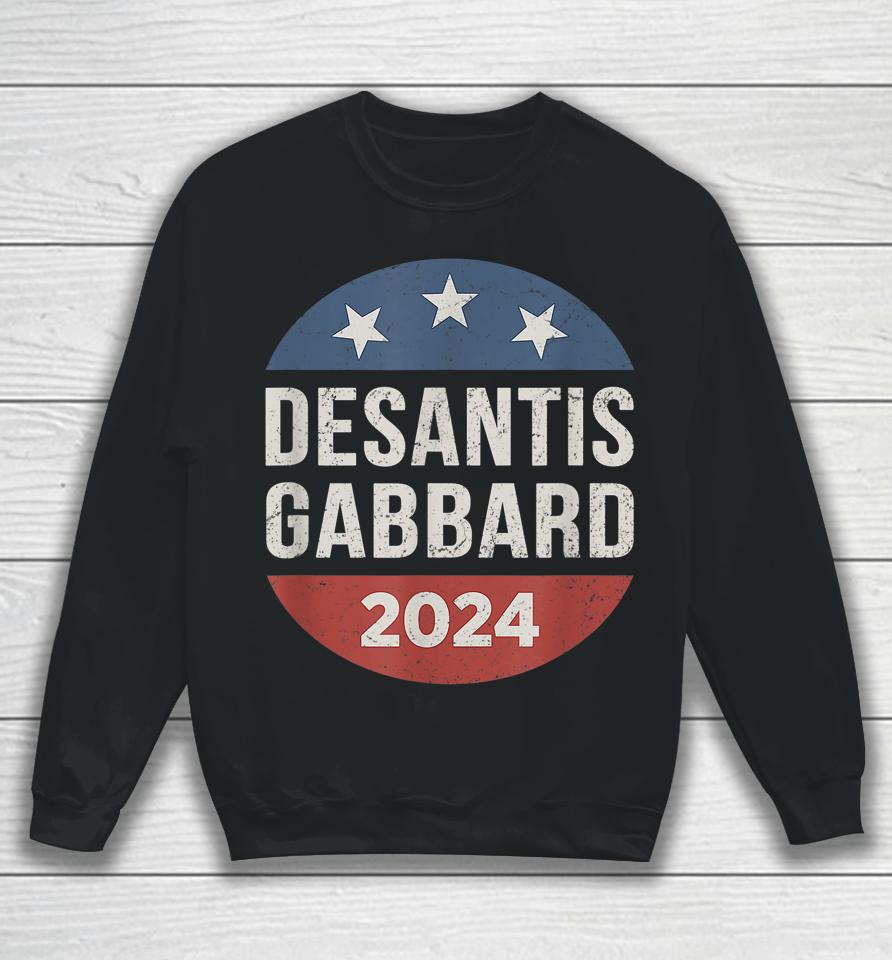 Desantis Gabbard 2024 President Election Republican Ticket Sweatshirt