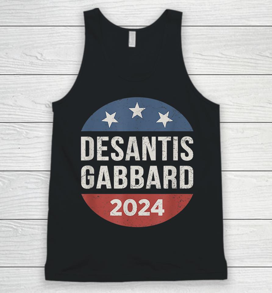 Desantis Gabbard 2024 President Election Republican Ticket Unisex Tank Top
