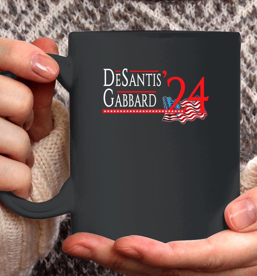 Desantis Gabbard 2024 President Election Republican Ticket Coffee Mug