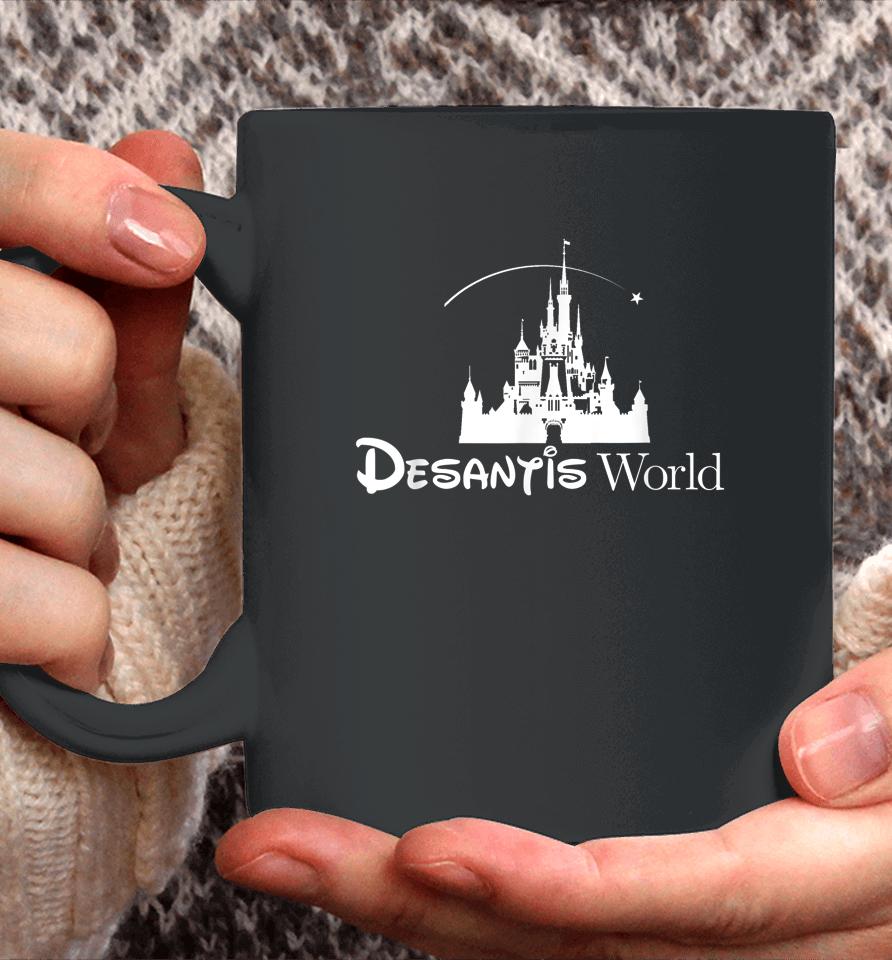 Desantis World Anti Woke Corporation Political Coffee Mug