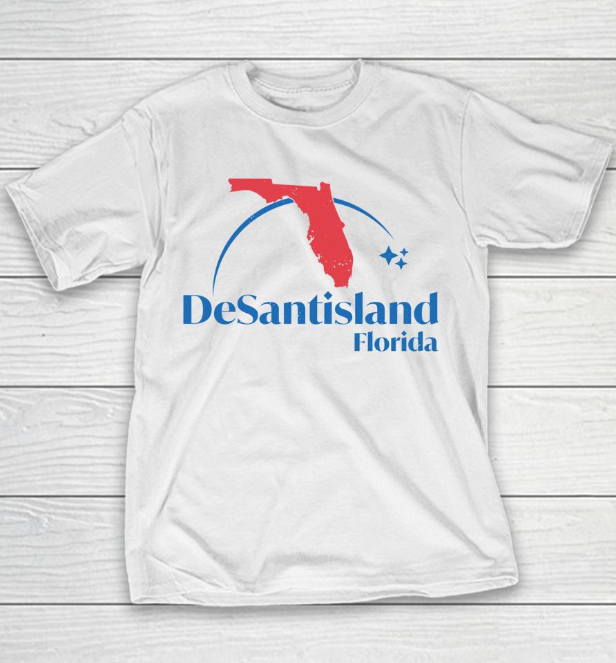 Desantisland Land Of Florida Youth T-Shirt