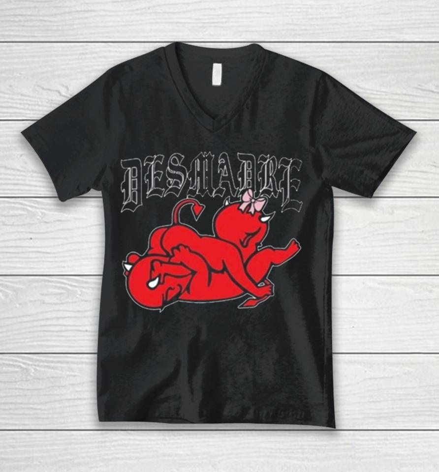 Desmadre Devils 69 Unisex V-Neck T-Shirt