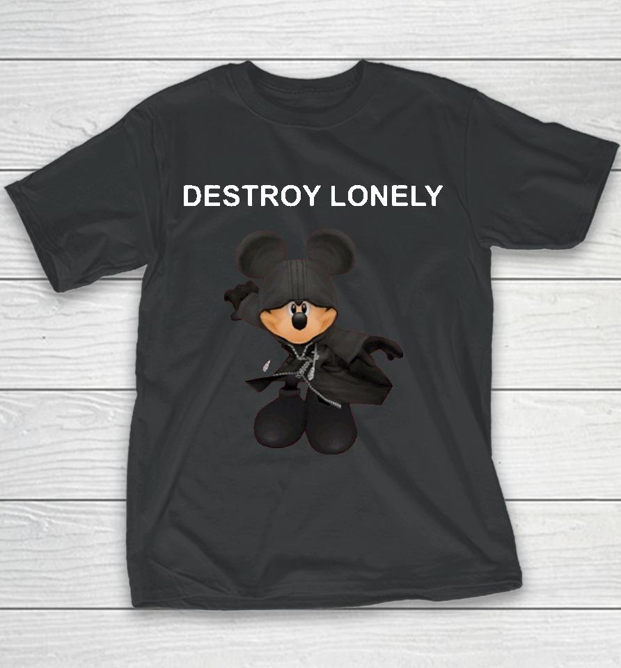 Destroy Lonely Mouse Youth T-Shirt