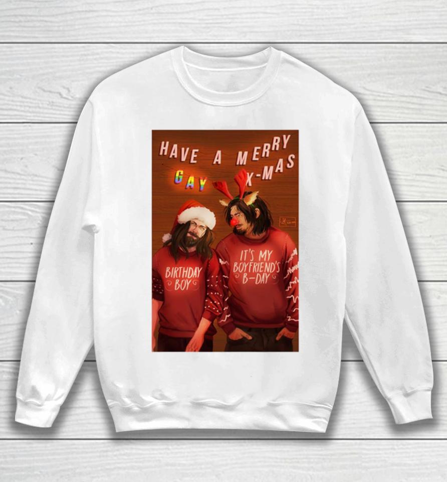 Desus Christmas Daryl &Amp; Jesus The Walking Dead Sweatshirt