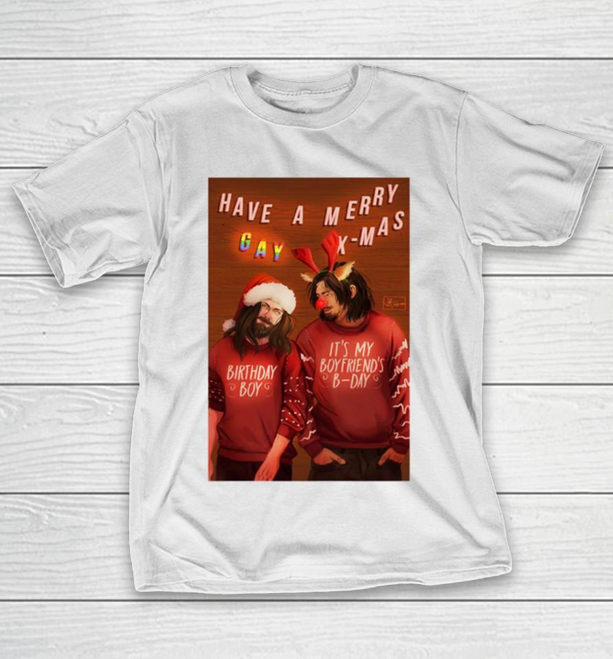 Desus Christmas Daryl &Amp; Jesus The Walking Dead T-Shirt