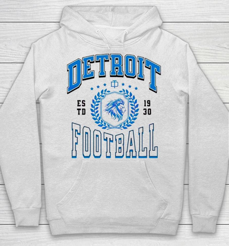 Detroit Football Estd 1930 Game Day Hoodie