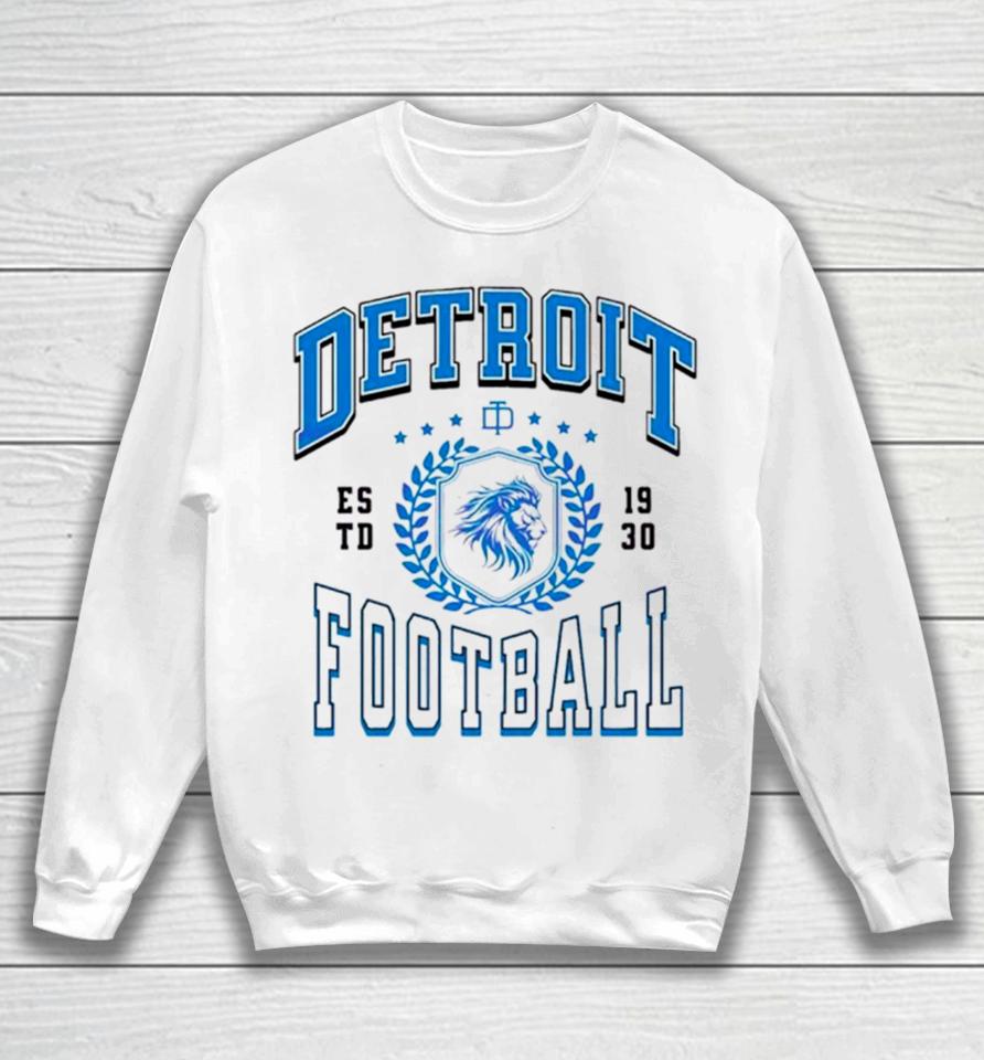 Detroit Football Estd 1930 Game Day Sweatshirt