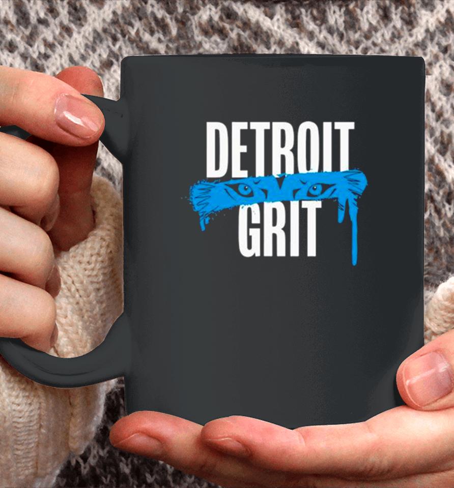 Detroit Grit Eyes Cool Lions Football Coffee Mug