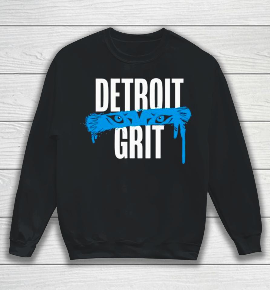 Detroit Grit Eyes Cool Lions Football Sweatshirt