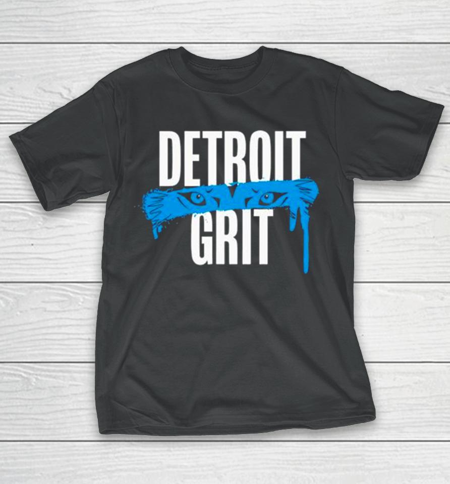 Detroit Grit Eyes Cool Lions Football T-Shirt