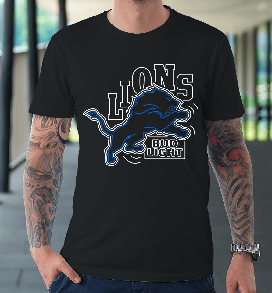 Detroit Lions 2022 Nfl Bud Light Premium T-Shirt