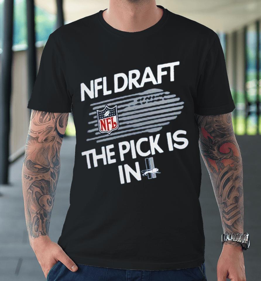 Detroit Lions 2024 Team Draft The Pick Is In Tri Blend Premium T-Shirt