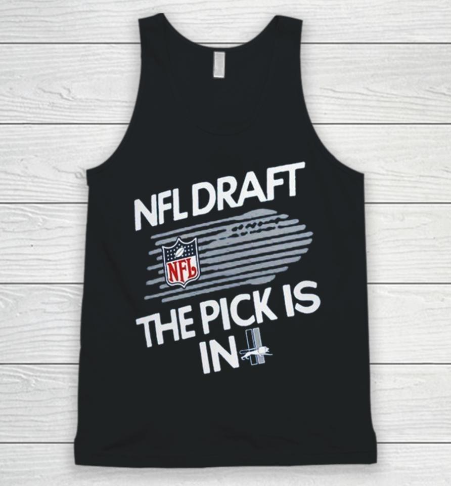 Detroit Lions 2024 Team Draft The Pick Is In Tri Blend Unisex Tank Top
