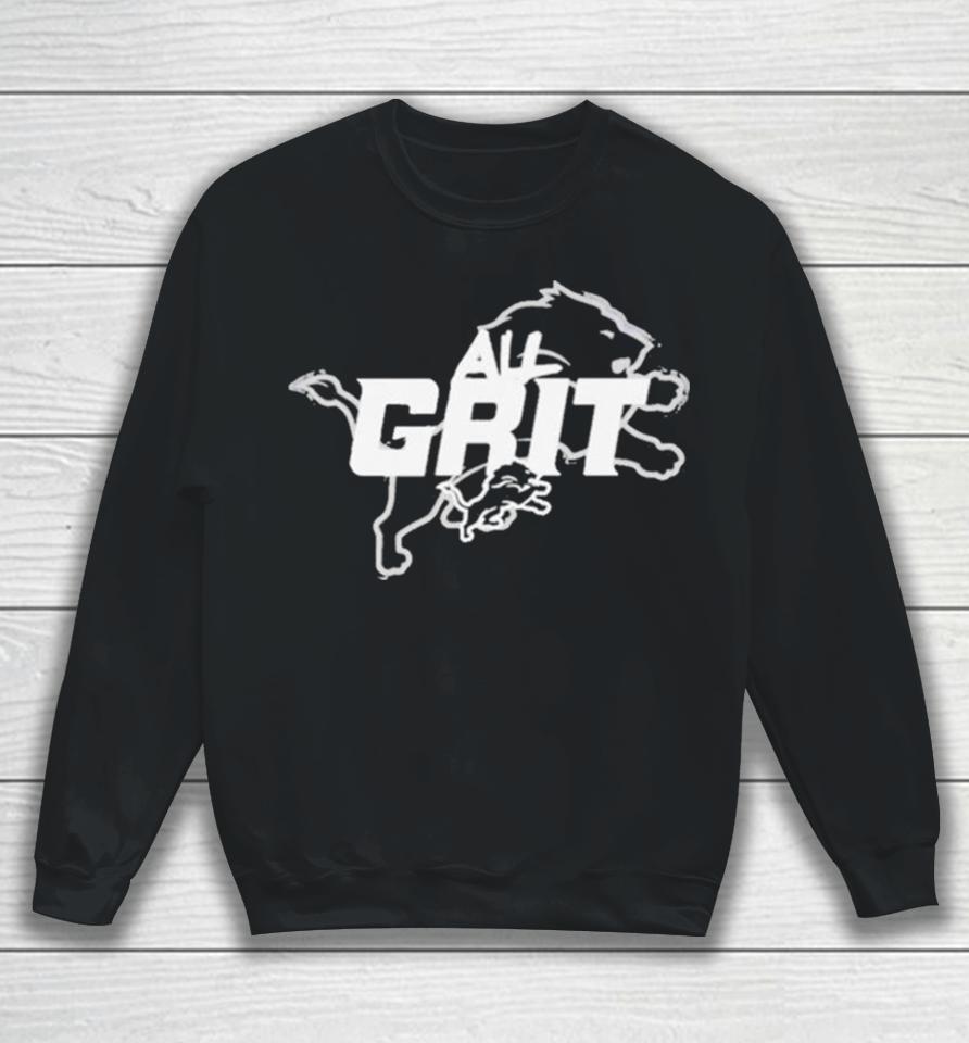 Detroit Lions All Grit Super Logo Sweatshirt