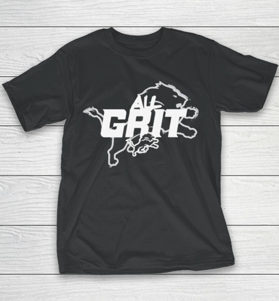 Detroit Lions All Grit Super Logo Youth T-Shirt
