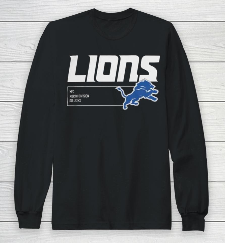 Detroit Lions Blue Division Essential Long Sleeve T-Shirt
