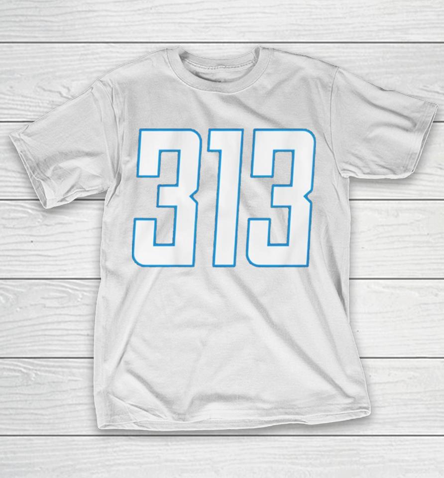 Detroit Lions Football 313 T-Shirt