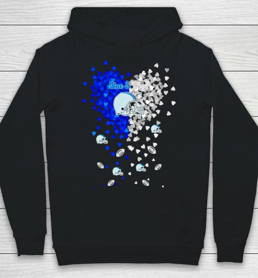 Detroit Lions Football Silver And Blue In My Heart Hoodie