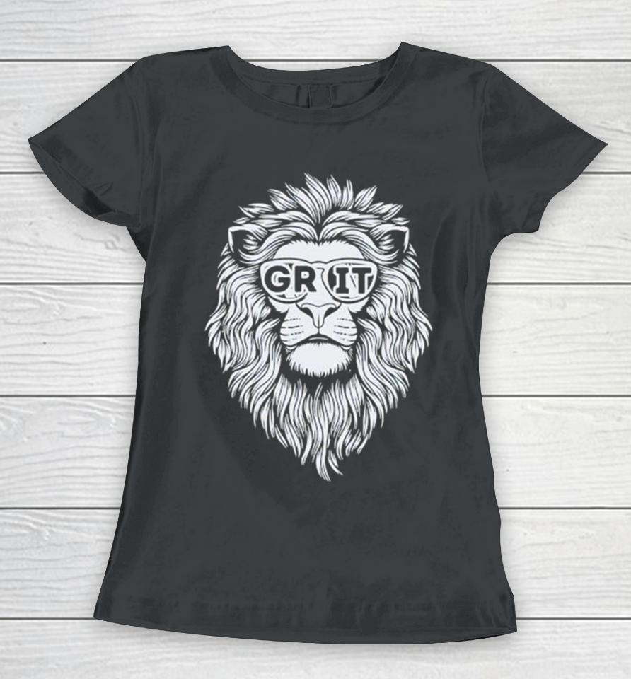 Detroit Lions Grit Sunglasses Women T-Shirt