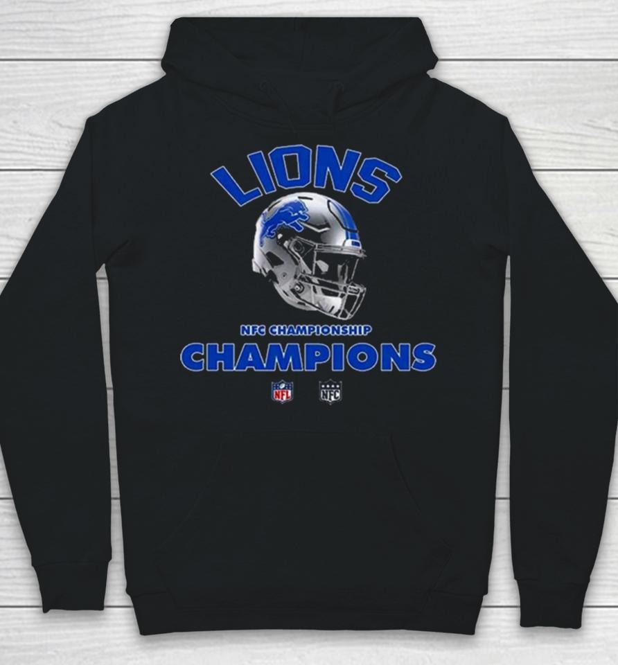 Detroit Lions Nfc Championship Season 2023 2024 Nfl Super Bowl Lvii Merchandise Helmet Winners Fan Gifts Merchandise Hoodie