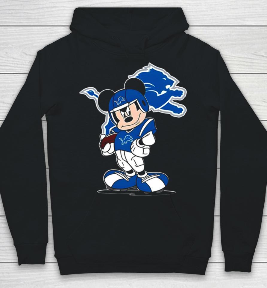 Detroit Lions Nfl Mickey Mouse Fan Hoodie