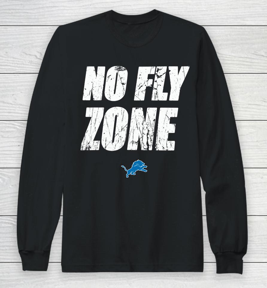 Detroit Lions No Fly Zone Long Sleeve T-Shirt
