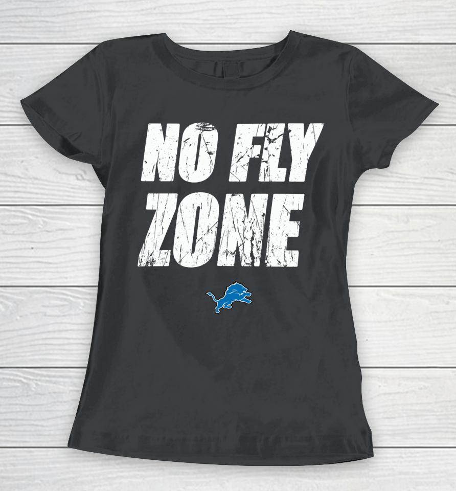 Detroit Lions No Fly Zone Women T-Shirt