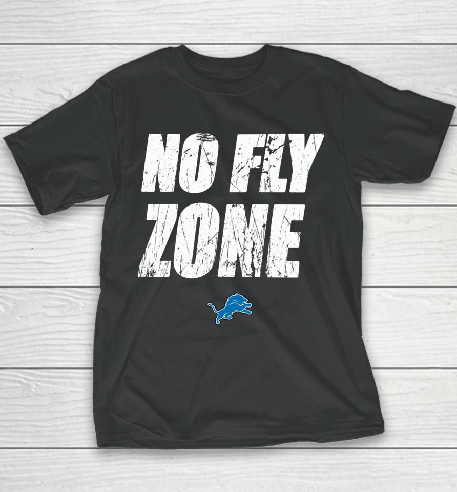 Detroit Lions No Fly Zone Youth T-Shirt