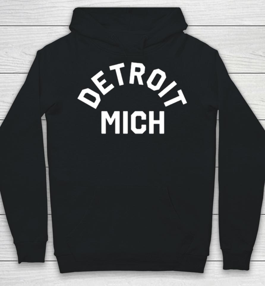 Detroit Mich Hoodie