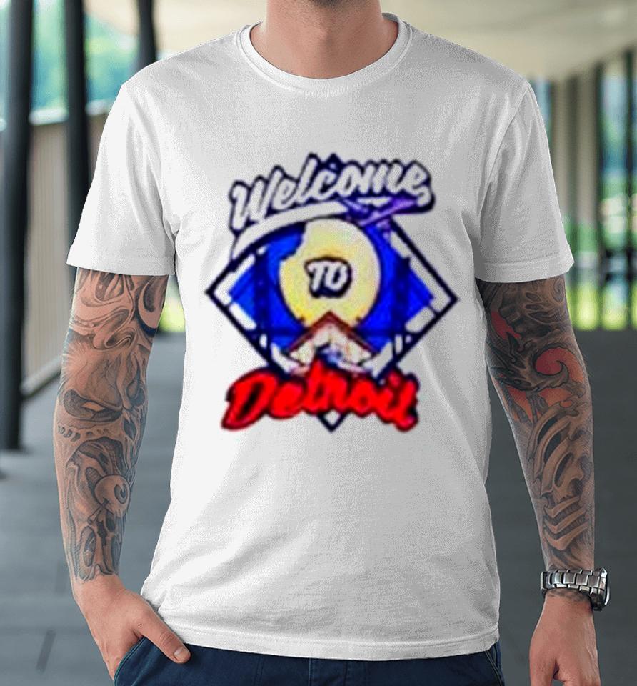 Detroit Pistons X J Dilla Welcome To Detroit Premium T-Shirt