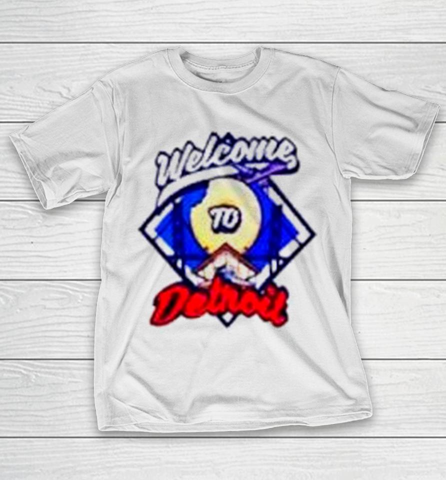 Detroit Pistons X J Dilla Welcome To Detroit T-Shirt